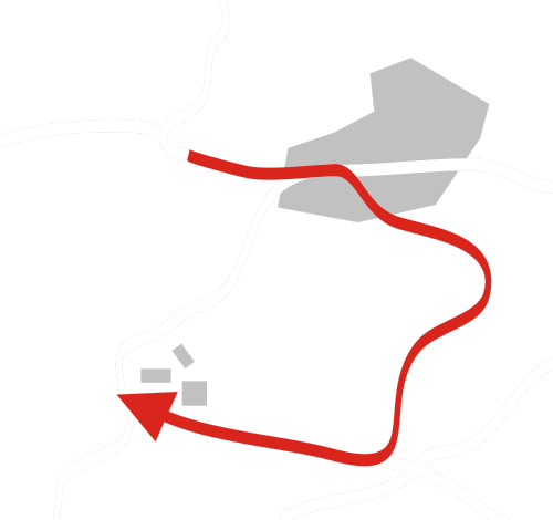 Fahrradstrecken - Kreis um Vítkovec